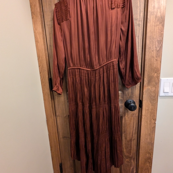 Chico's Long Sleeve Rust Dress - Picture 5 of 5